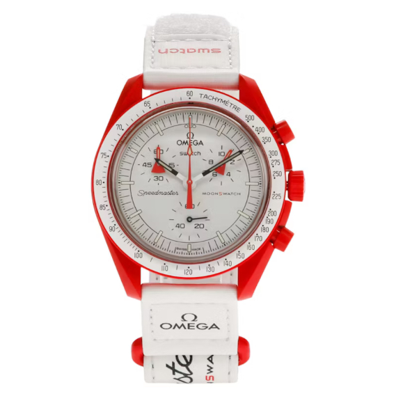 Swatch x Omega Bioceramic Moonswatch Mission to Mars SO33R100: A Space-Age Statement