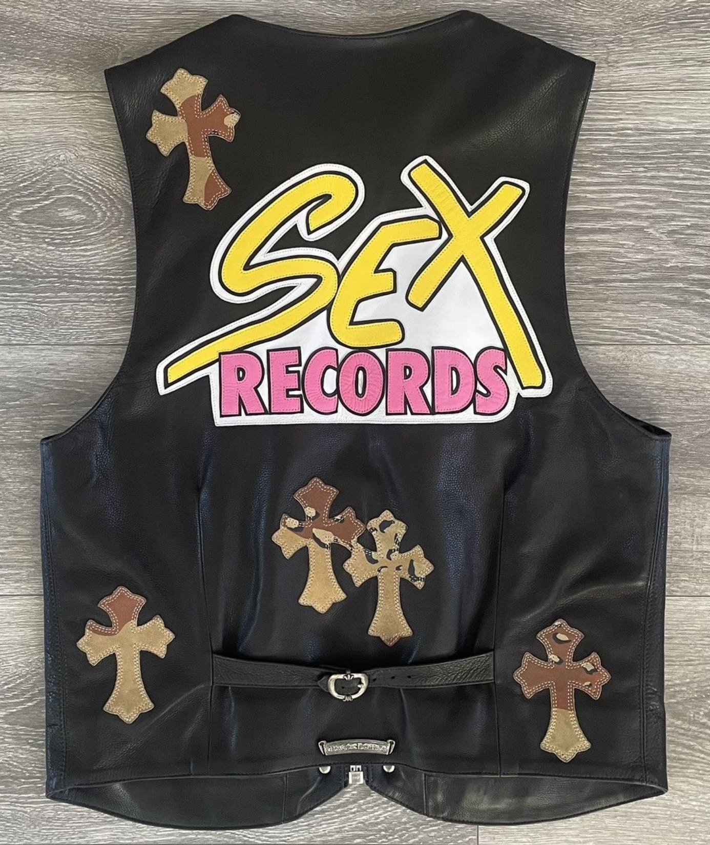 Rebellion in Luxury: Chrome Hearts Sex Records Vest