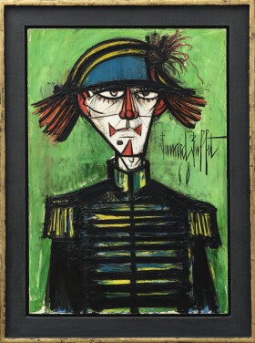 Benard Buffet, Clown Post-War Paris