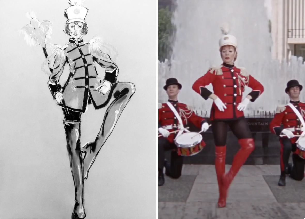 Marching to the Beat of Hope: Edith Head’s Iconic Costume Design in “Sweet Charity”