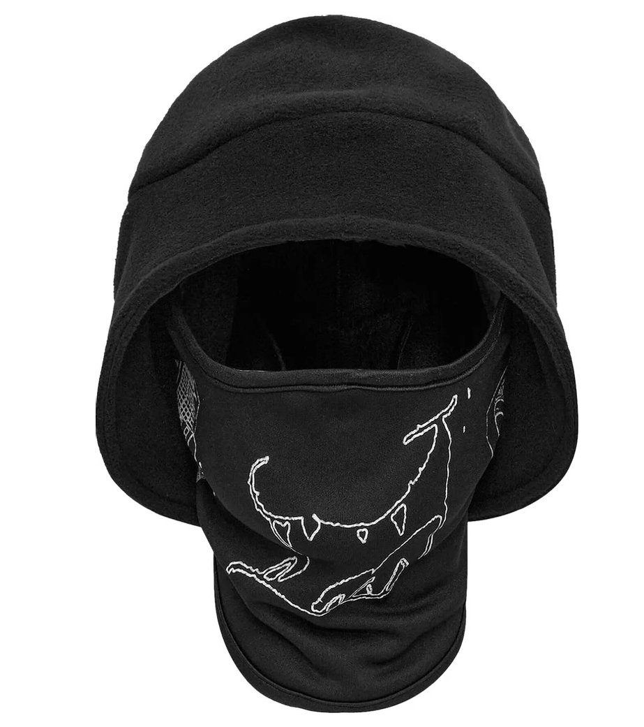 Urban Utility Meets Style: A Closer Look at the Cav Empt Fleece Mask Cap in Black