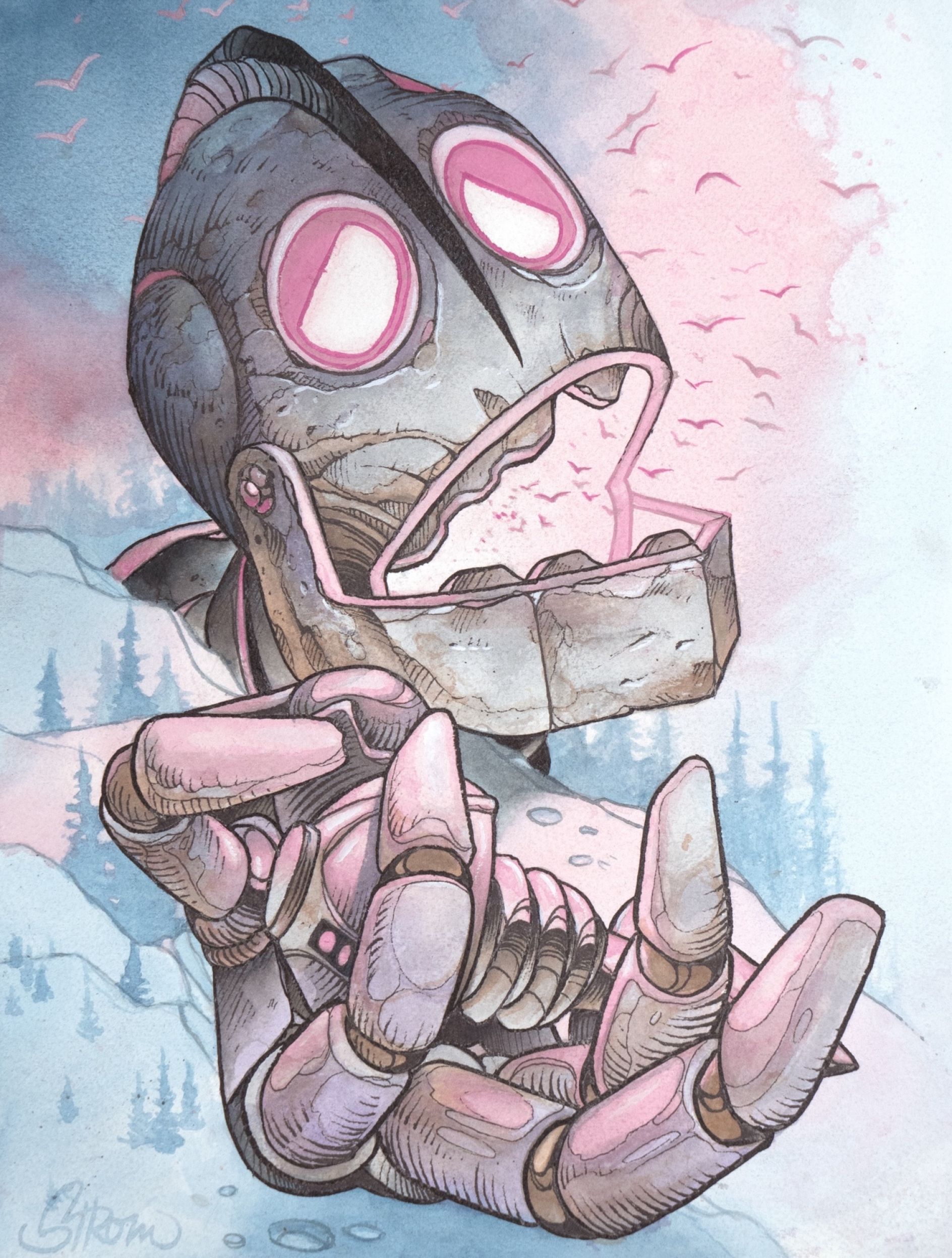 Introducing Tom Strom: The Art of ‘Deadly Cute’ Illustrations Blending Whimsy and Darkness