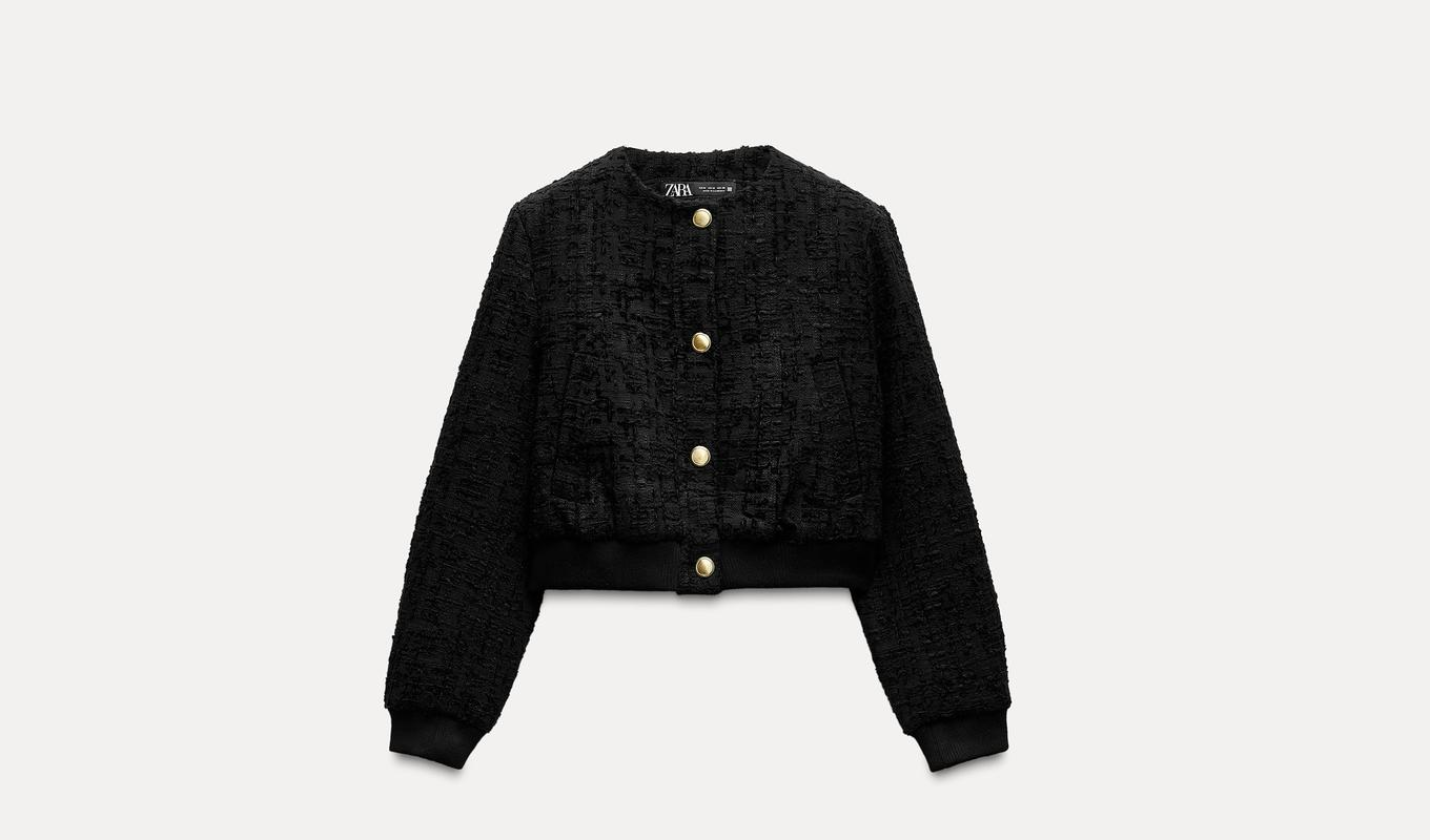 Elevating Outerwear: The Zara Textured Bomber Weaver Jacket