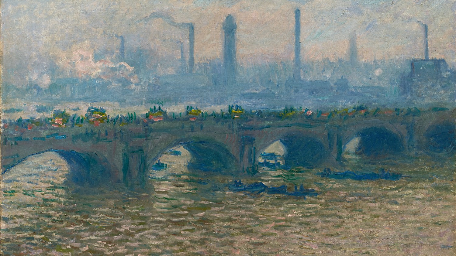 “Waterloo Bridge, Overcast” (1903) by Claude Monet: A Masterpiece of Atmosphere and Light