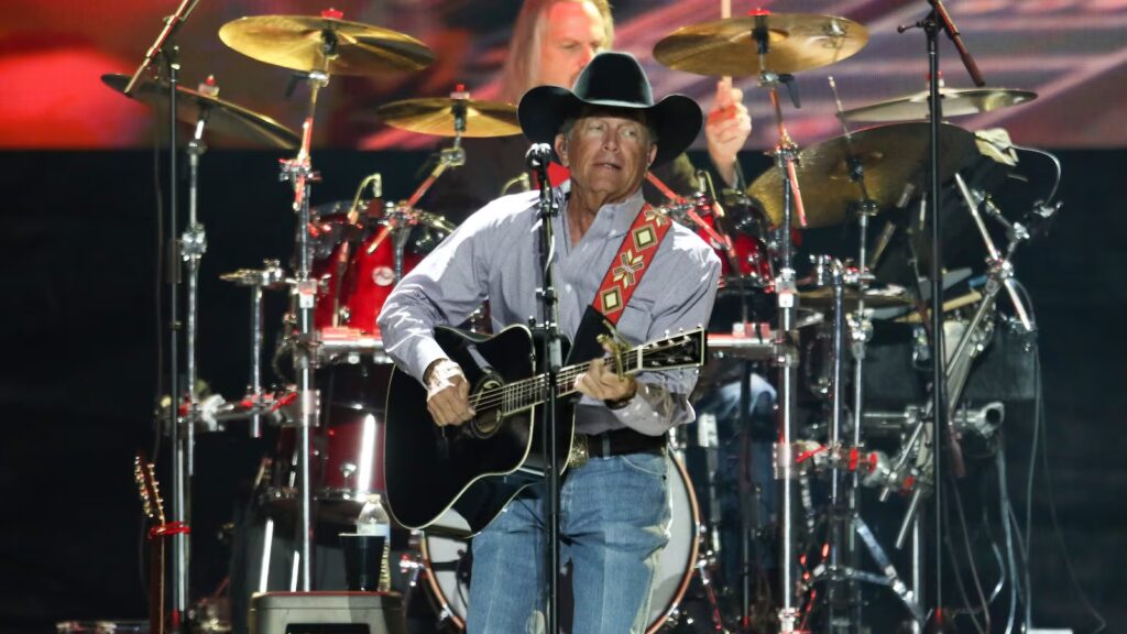 George Strait Performs at Mercedes Benz Stadium on Friday, November 5, 2021, in Atlanta