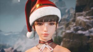 Stellar Blade’s holiday event introduces festive costumes, a snowball mini-game, and seasonal missions for players