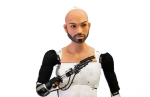 Realbotix AI-powered humanoid robot with a human-like appearance and advanced AI capabilities for companionship and connection