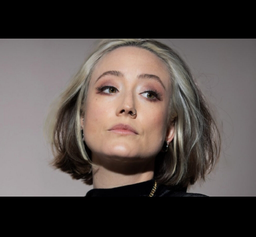 British vocalist Hayla performing live on stage during her debut U.S. tour, showcasing tracks from her dance music album