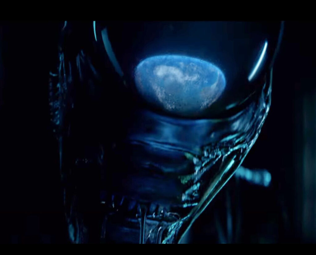 Practical effects xenomorph from Alien: Earth, showcasing detailed animatronics in Noah Hawley’s upcoming FX series