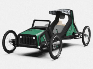 Le Buddy single-seater buggy concept by Alexandre Pain, featuring a rugged design for urban commutes and light cargo hauling