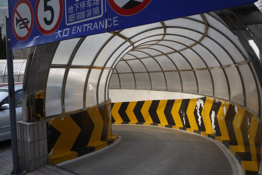 Photograph by Cui Jie, 2013, showcasing abstracted urban architectural forms in a study of modernization and memory