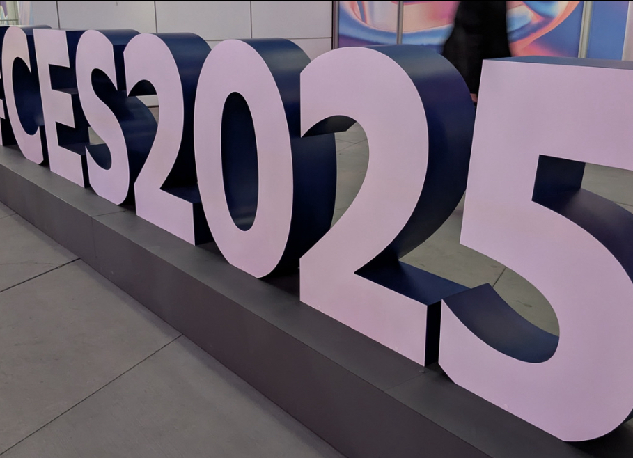 Illustration of AI advancements showcased at CES 2025