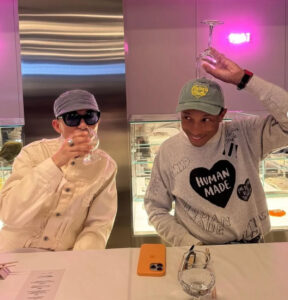 Pharrell Williams and Nigo, longtime collaborators, rumored to reunite for a potential Louis Vuitton partnership