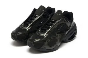 Nike Air Max Muse Triple Black features a sleek monochromatic design with Air Max cushioning, debuting in Spring 2025