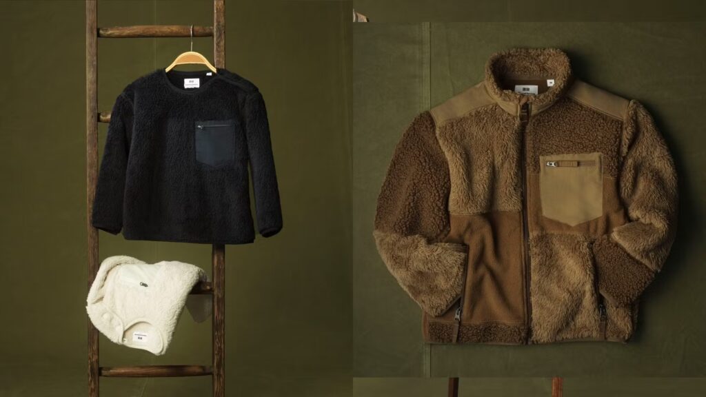 A collection of UNIQLO’s 40th-anniversary collaboration pieces featuring minimalist, elegant, and rugged designs