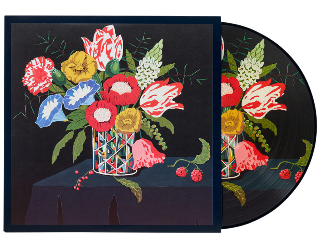 Limited edition Selena Gomez Rare Gallery Picture Disc featuring vibrant reimagined artwork by Hilary Pecis