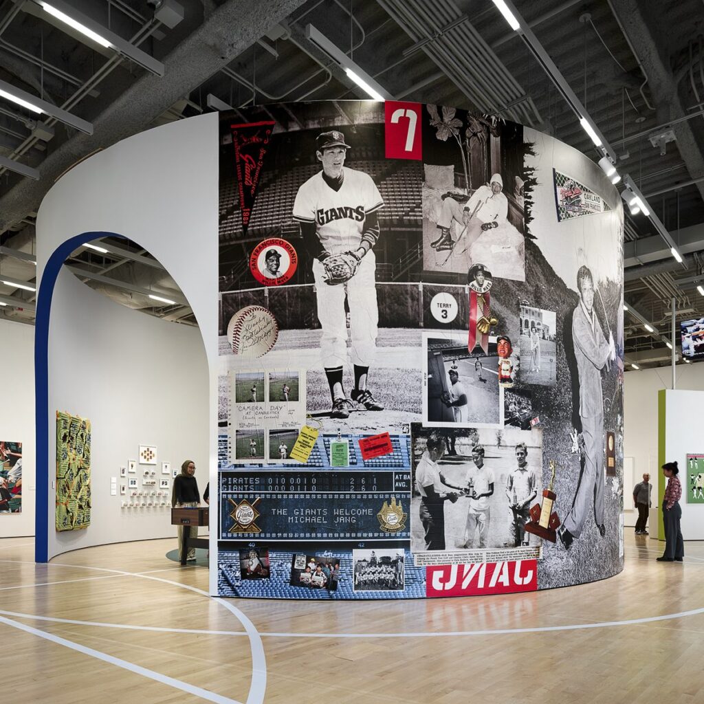 Jang’s large-scale installation “Evidence of Manifestation” at SFMOMA, featuring interactive and immersive elements