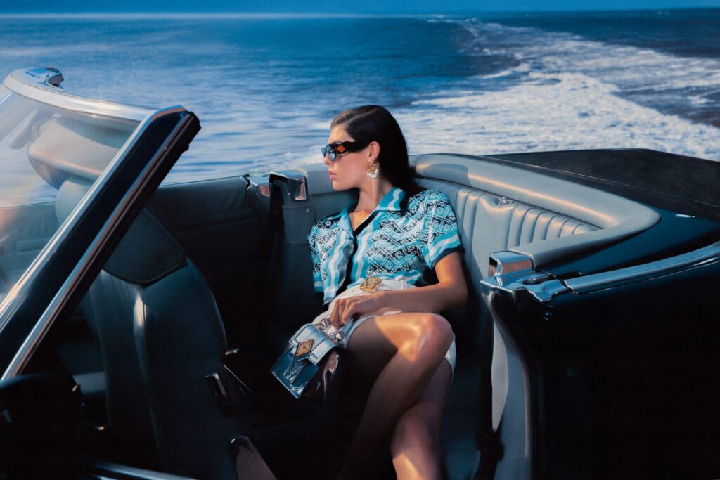 Casablanca’s Beach Club 2025 campaign blends luxury and nostalgia with tailored resort wear and vibrant summer aesthetics