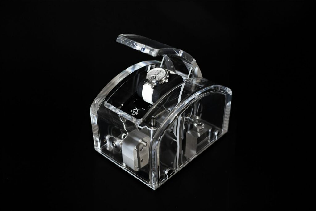 A luxurious L’Epée 1839 Fully Mechanical Watch Box showcasing intricate craftsmanship and precision engineering
