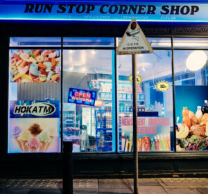 HOKA Run Stop Corner Shop in East London, featuring interactive elements and a hidden innovation lab for runners
