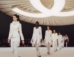 A glimpse of the CHANEL Spring-Summer 2025 Haute Couture collection showcasing intricate designs and timeless elegance