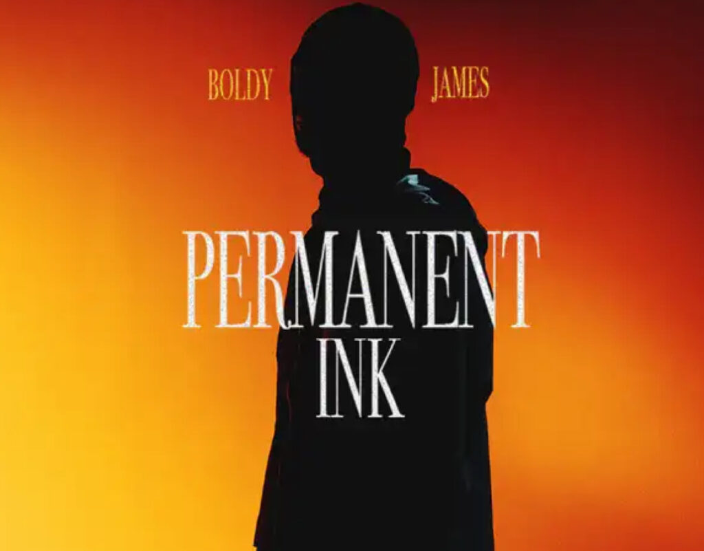 Cover art of Boldy James’ Permanent Ink, featuring moody visuals that reflect his gritty, introspective storytelling