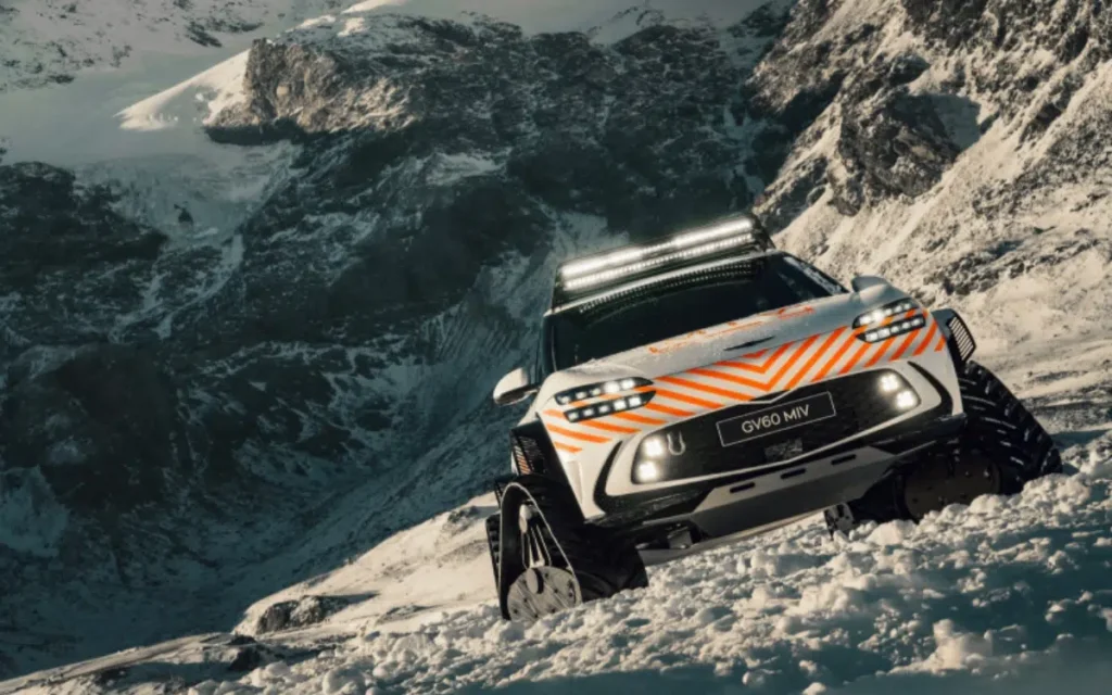 Genesis GV60 MIV: Luxury Electric Rescue Snowmobile