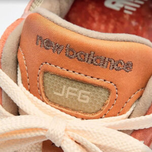 New Balance x Joe Freshgoods 992 “Aged Well” sneaker in earth pink, weathered orange, and neutral brown, celebrating five years