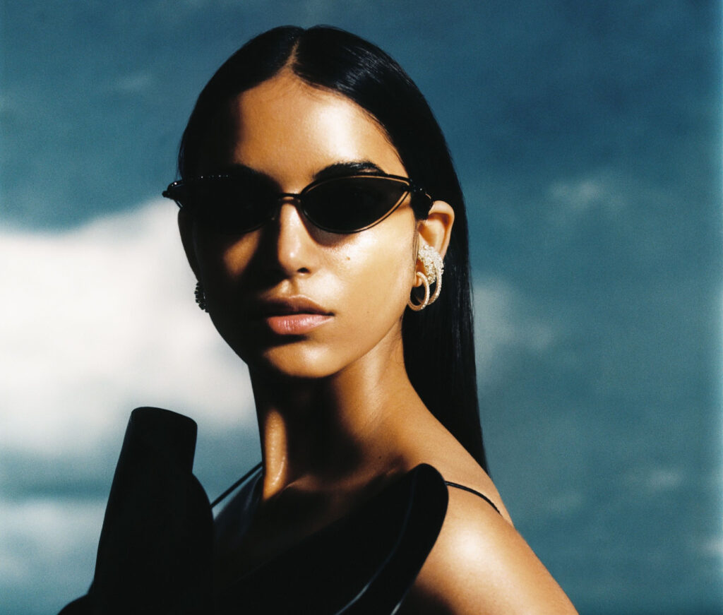 Dominik Braz Bittrich working on a high-fashion film edit, adjusting visuals for a Cartier luxury campaign