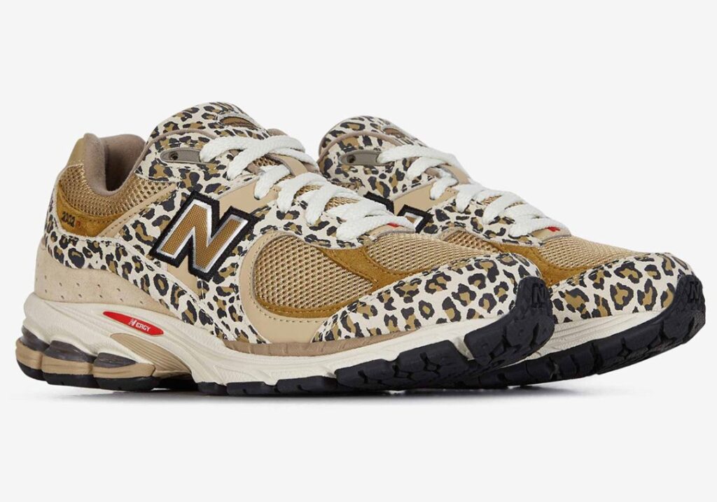 Cheetah Print adidas sneaker with black and tan leather overlays, plus Joe Freshgoods New Balance 992 in soft rose hues
