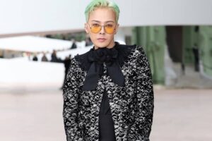 G-Dragon’s promotional image for Übermensch, featuring bold visuals hinting at his 2025 world tour and artistic comeback