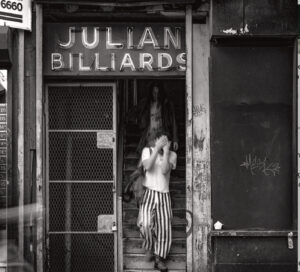 Vintage photo of Julian's Billiards Pool Hall at 138 East 14th Street, a beloved and iconic New York City establishment known for its old-style charm