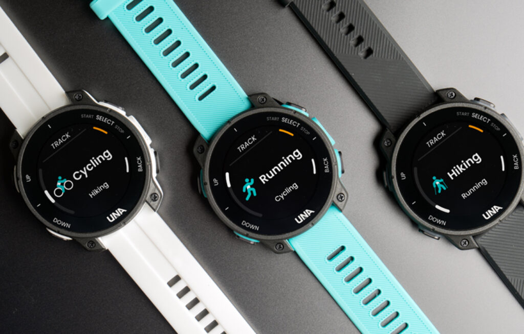 UNA Watch modular smartwatch showcasing easy access to internal components for enhanced repairability and customization