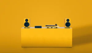 Pro-Ject's all-in-one vinyl package featuring a precision-crafted turntable, powerful amplifier, and high-quality speakers for a superior listening experience