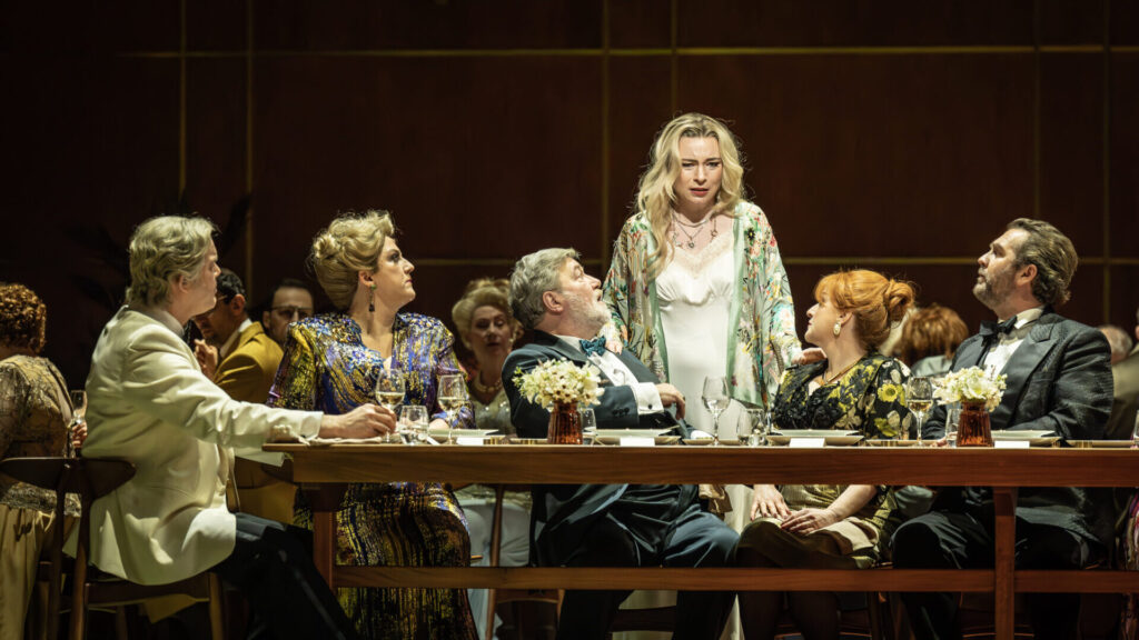 A scene from the Festen opera, showcasing the intense emotional depth and stunning visuals that have captivated audiences and critics alike