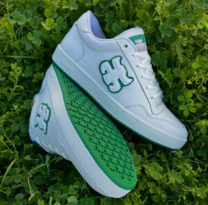 The resurrected I-Path '1985' in white leather, merging skate-inspired style, premium materials, and iconic design for versatile fashion appeal