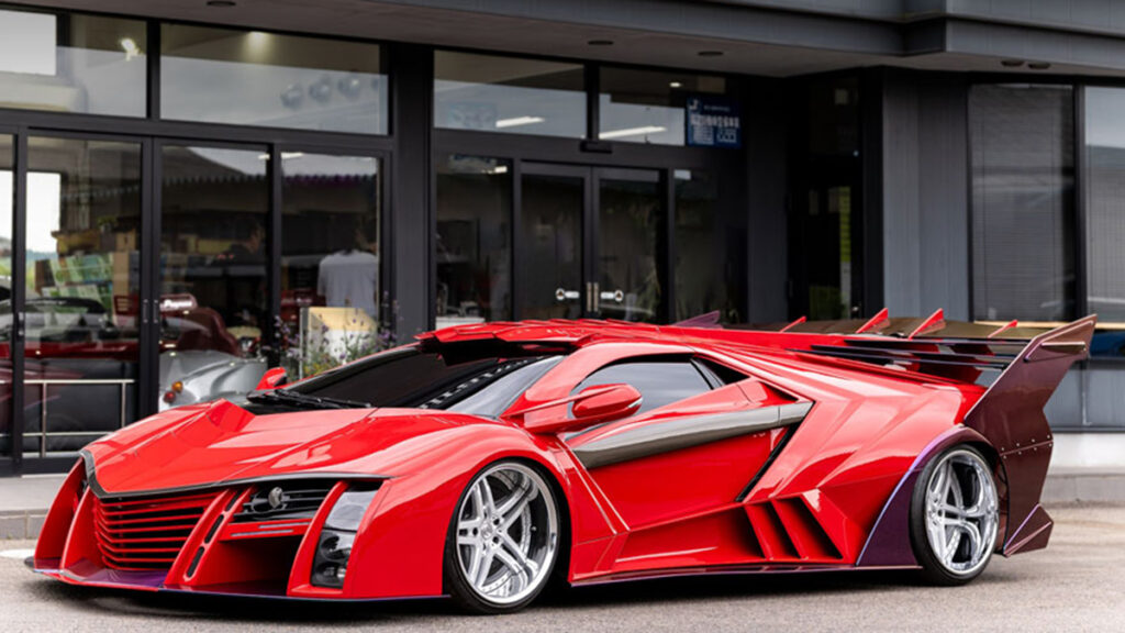 A sleek, modern reinterpretation of the Lamborghini Diablo, showcasing advanced aerodynamics and cutting-edge design