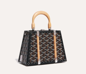 The Saïgon Mini Trunk Bag by Goyard, showcasing its iconic design and exceptional craftsmanship