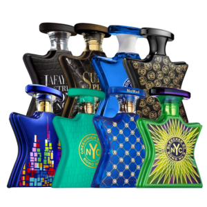 A Bond No. 9 Discovery Set featuring multiple fragrance samples in elegant packaging, unique for scent exploration