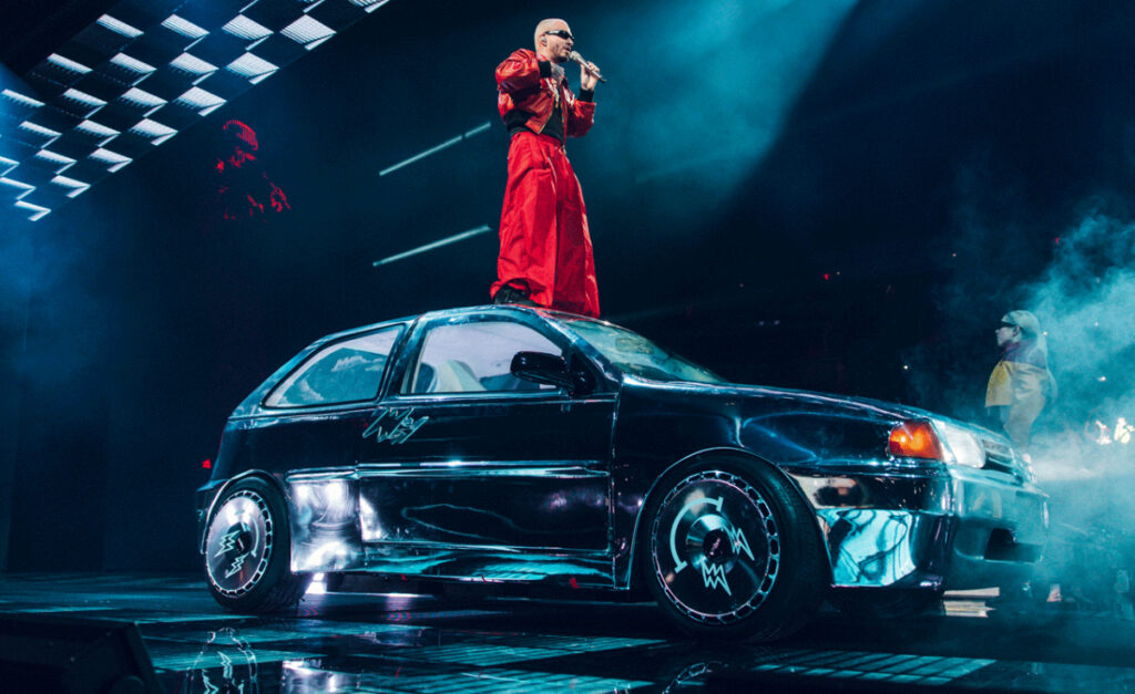 J Balvin performing live at Kaseya Center during Back to the Rayo Tour in Miami