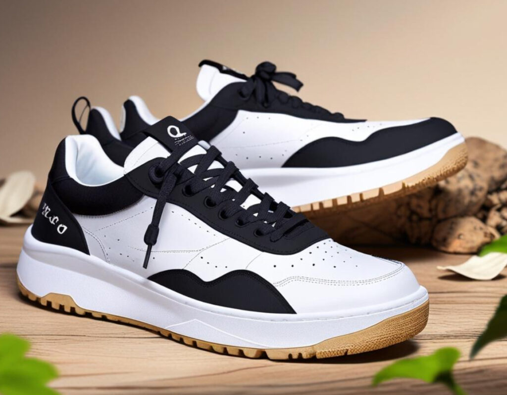 Good Man Brand Halo Shoe in black with GrapeSkin® leather upper and biodegradable BioCir® Flex sole