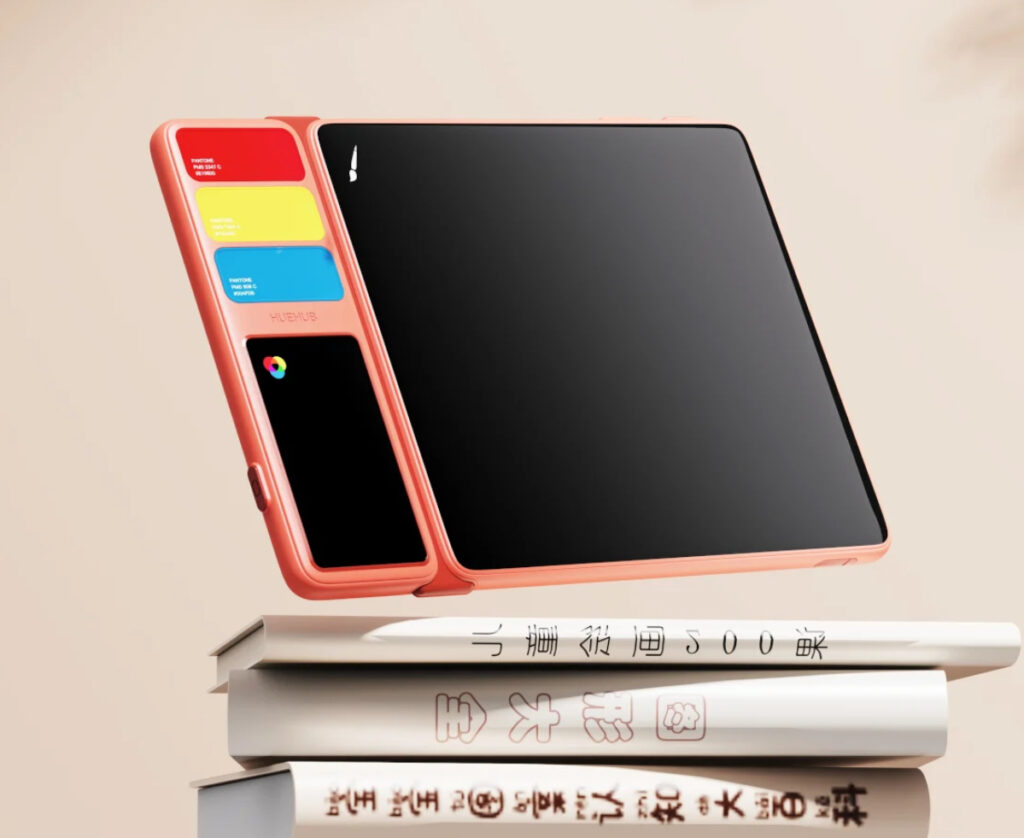 Yifeeling Design’s mess-free art tool to blend colors on a special textured surface without paint or spills