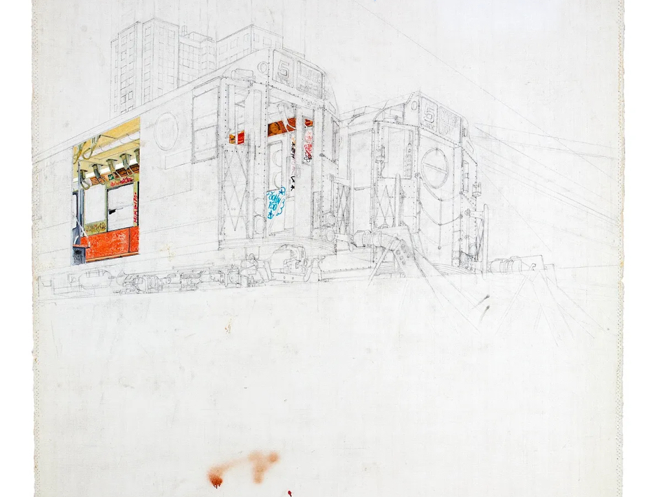 Installation view of “Above Ground: Art from the Martin Wong Graffiti Collection” at the Museum of the City of New York