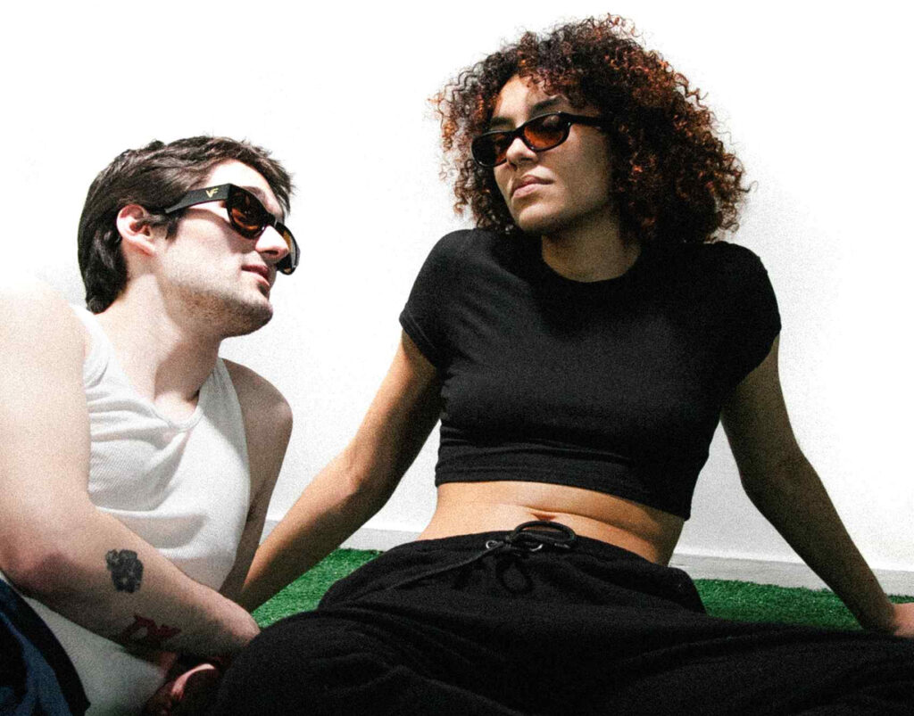 Vintage Frames Company SS25 eyewear collection featuring retro black acetate designs inspired by characters from KIDS (1995)