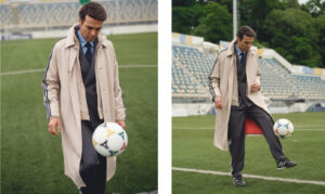 Kaká wearing Kith x adidas Football Spring 2025 collection in São Paulo, styled in lifestyle athletic apparel 