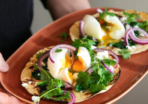 The Nordic Rise of Breakfast Tacos, Soft-Shelled and Elegantly Plated