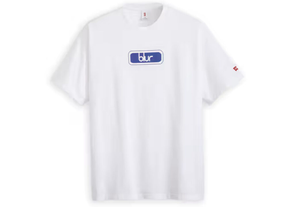 Levi’s x Blur Band Tee Collection featuring ’90s-inspired designs and The Great Escape album artwork