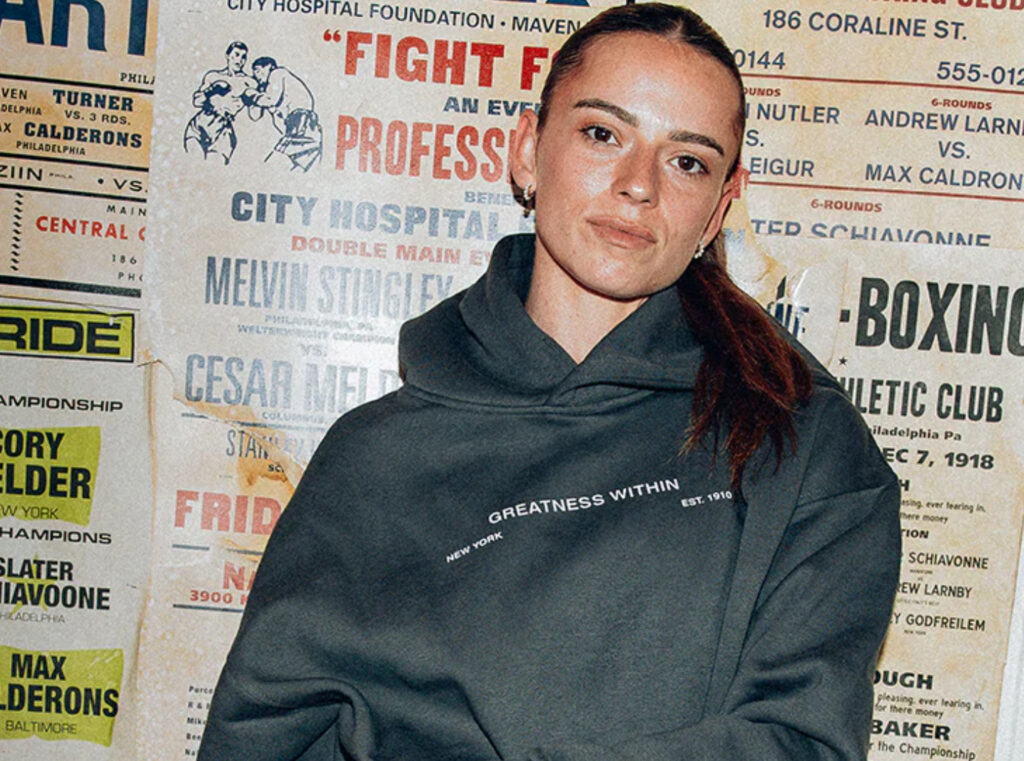 Everlast Boxing Club Hoodie in soft polycotton fleece with oversized fit, kangaroo pocket, and classic athletic design