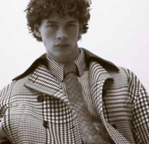Portrait of Vincent Kponton during his 2025 Tigers Management photoshoot, showcasing modern style and natural charisma
