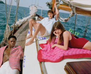 Gucci’s Lido Summer 2025 campaign captures seaside elegance with raffia bags, sunlit fabrics, and cinematic ease